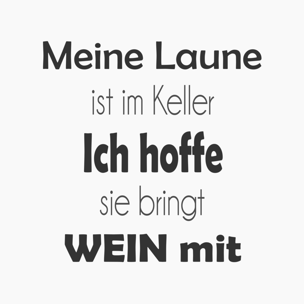 Motivationskarte Meine Laune ist im Keller… Lille Hus Coffee & Home